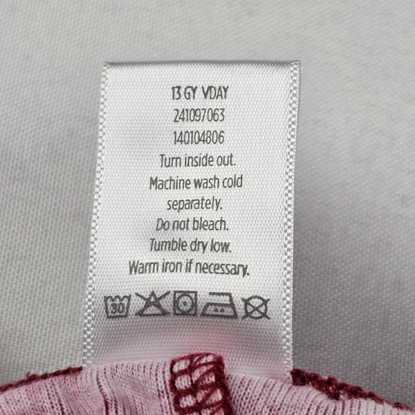 Gymboree Little Girls Size 7 Snug Fit Pajamas Red Pink Hearts Top Bottoms Cotton