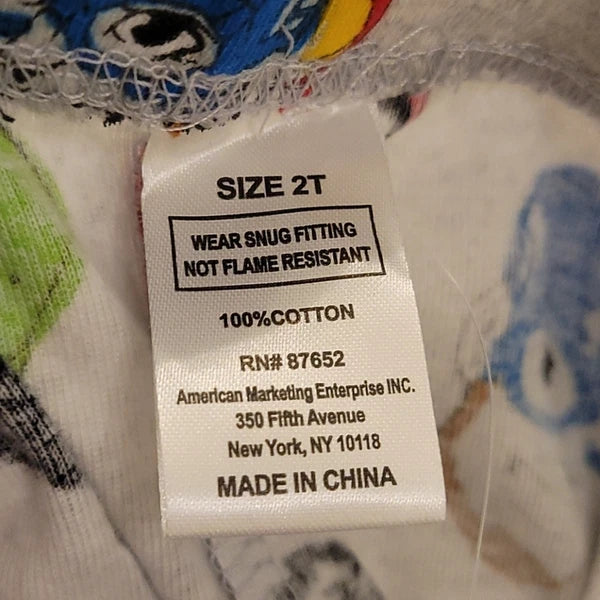 Marvel Superheroes Pajama Set, Red, Sz 2T, NWT