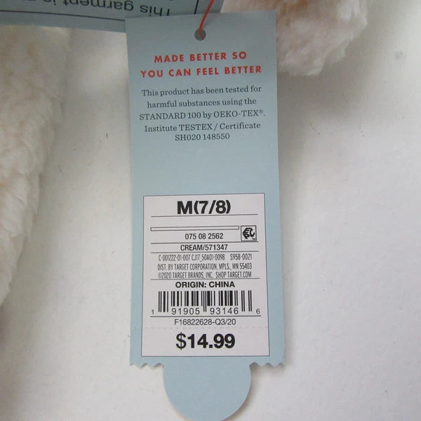 Cat & Jack Girls Size M 7-8 Unicorn Hooded Sweatshirt Pajama Pants Sleepwear Set