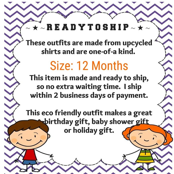 Christmas pajama set custom reworked tshirt funny Christmas outfit 9-12 month