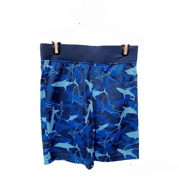 Jellifish Kids Shorts Pajama Set 4/5 Boys Blue Shark 2 Piece