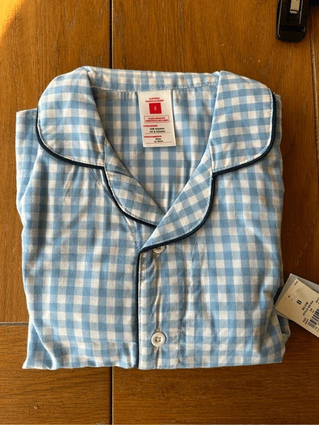 Kids Unisex Plaid Pajama Set. Size 8. NWT.