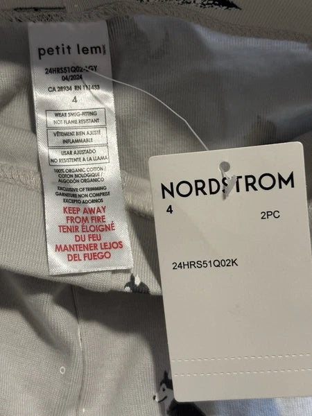 Petit Lem Holiday Huskies Pajama Set for children