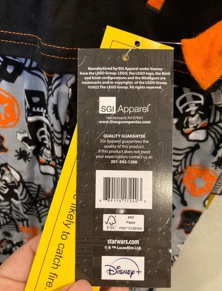 Star Wars Halloween Pajama Set 4T