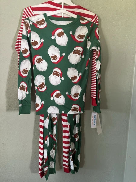 Carter's Just One You Boys' 4pc Pajama Set - Red/Green size 10