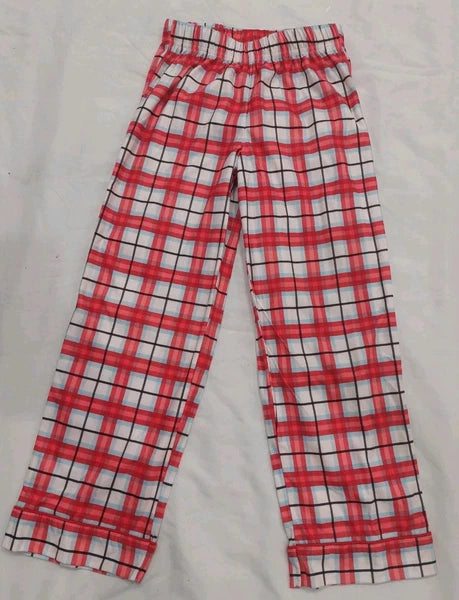 Wondershop Girl's Small Red Stripped 2 Peice Pajamas Set