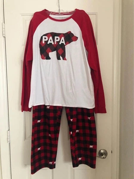 The Children’s Place Men’s PAPA BEAR Pajama Set Size L/G