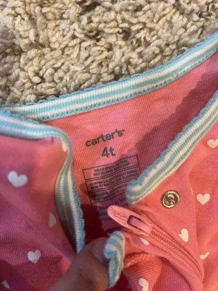 Carters Pajamas 4T Girls