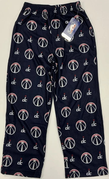 NBA Ultra Game Kids Washington Wizards 2-Piece Fleece PJ Set, Navy, Size 8