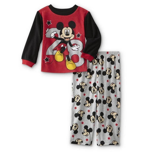NEW TODDLER KIDS BOYS MICKEY MOUSE ROADSTER RACERS 2 PIECE PAJAMA SET 2T