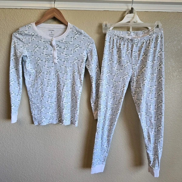 Girls Roller Rabit Floral  Pajama Set Size 14, Snug Fitting, EUC