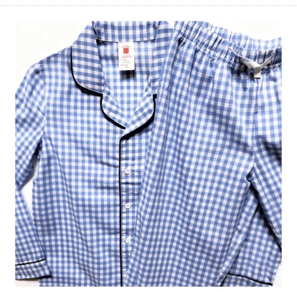 Kids Unisex Plaid Pajama Set. Size 8. NWT.