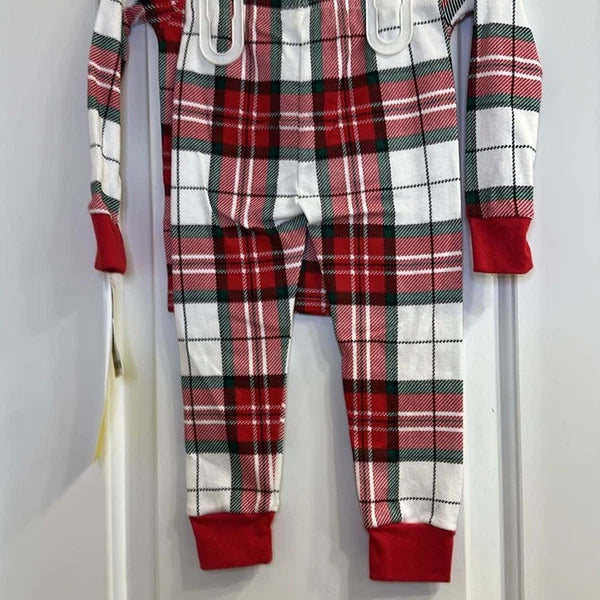 Carter’s Holiday Plaid Cotton PJ Pajama Set Toddler NEW Size 2T Unisex