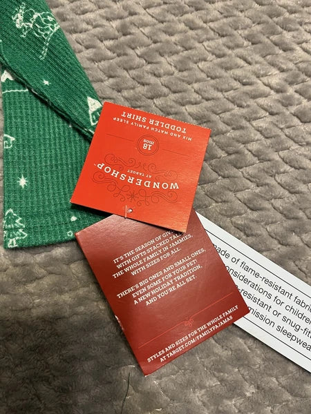 Wondershop Toddler 2 Pieces Set Pajama Size 18 M