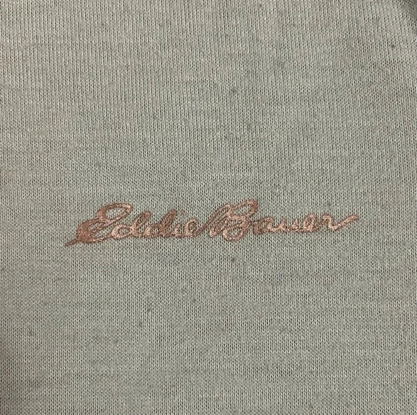 Eddie Bauer 2 Piece Pajama Set Girls Small 7/8 Blue White Clouds