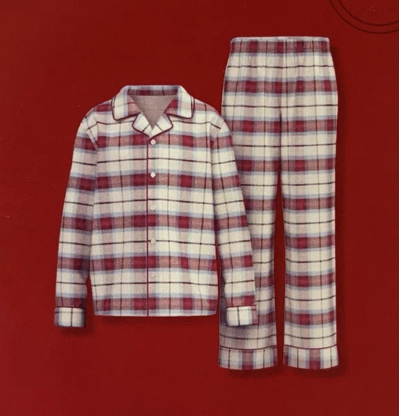 Wondershop PJ Pajama Set size 2T - Red/White/Plaid/Shirt/Pants - NEW