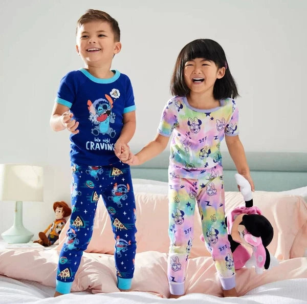 ^ DISNEY Store PAJAMA SET for KIDS - PJ PALS - STITCH - Size 3 - NWT