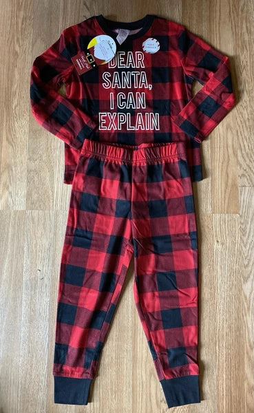 North Pole Pajama Set 2pc Kids Unisex Size: XXS 4/5