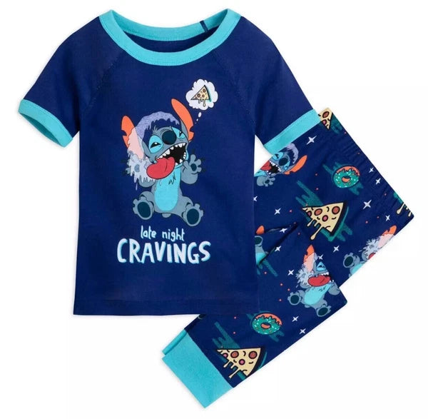 ^ DISNEY Store PAJAMA SET for KIDS - PJ PALS - STITCH - Size 3 - NWT